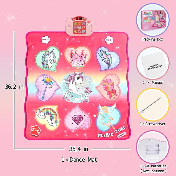 Image du produit Zanetta Tapis de danse musical licorne