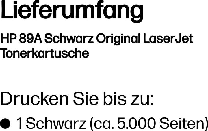 Nährwerte und Zutaten HP 89A (BK)