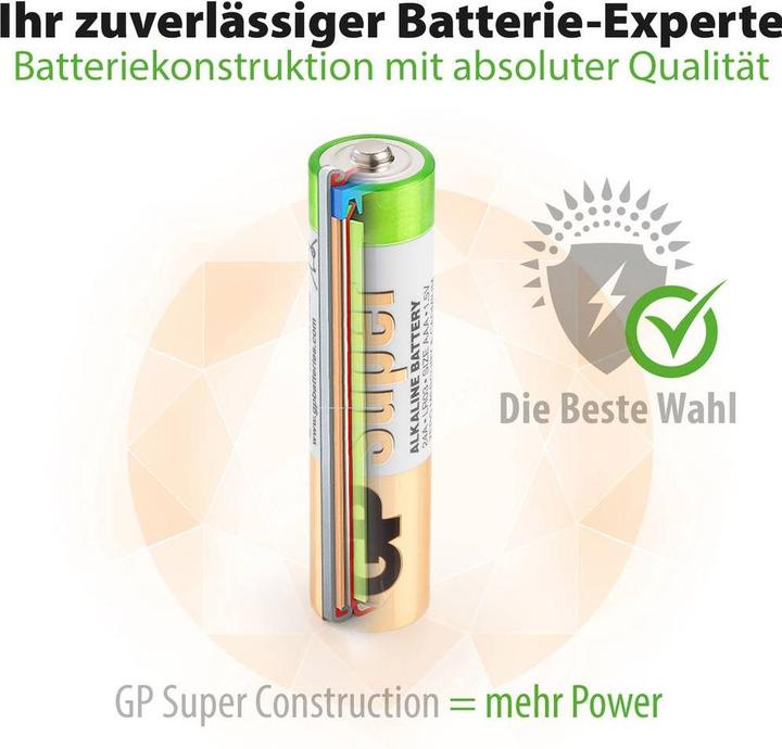 Produktbild GP Batteries Super Alkaline (40 Stk., AAA)