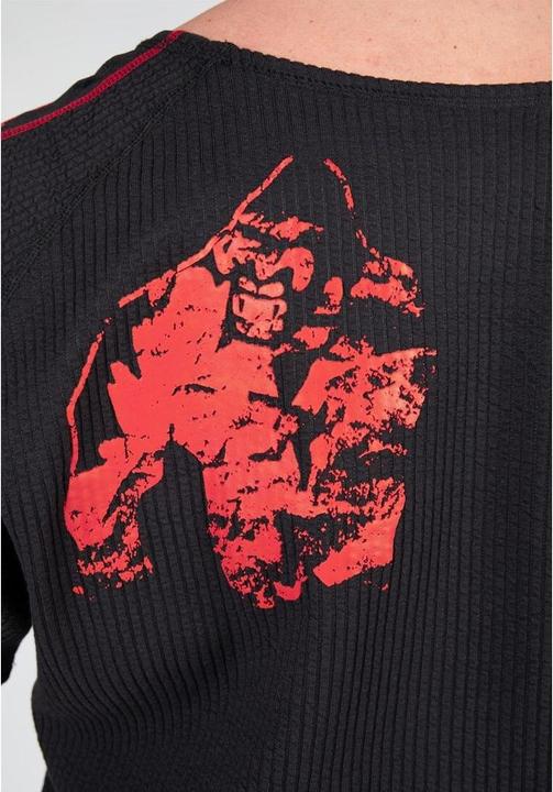 Produktbild Gorilla Wear Buffalo Old School Workout Top Schwarz/Rot (S/M)