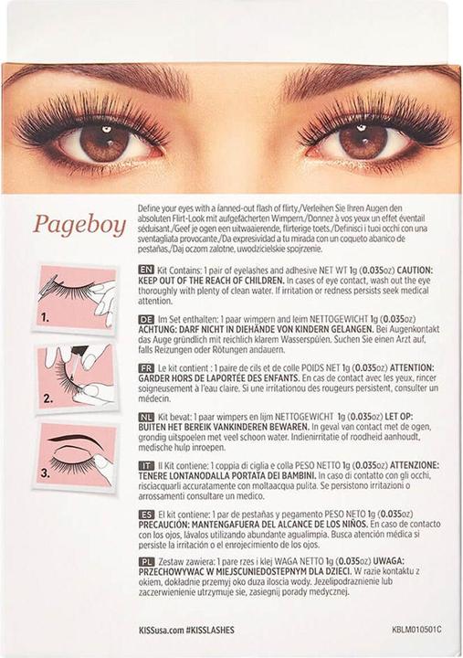 Image du produit KISS Blowout Lash Multipack Pageboy (Cils artificiels)