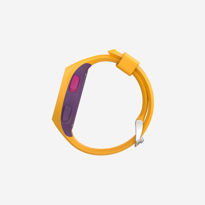 Produktbild Decathlon Laufuhr Stoppuhr - W200 M gelb/violett (40 mm)