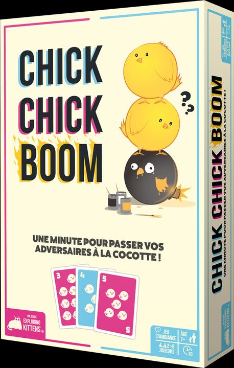Actual product image Exploding Kittens Chick Chick Boom