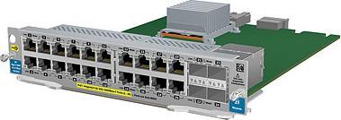 Image du produit HPE Module ProCurve 20-port Gig-T PoE+ / 4-port SFP v2 zl (24 ports)