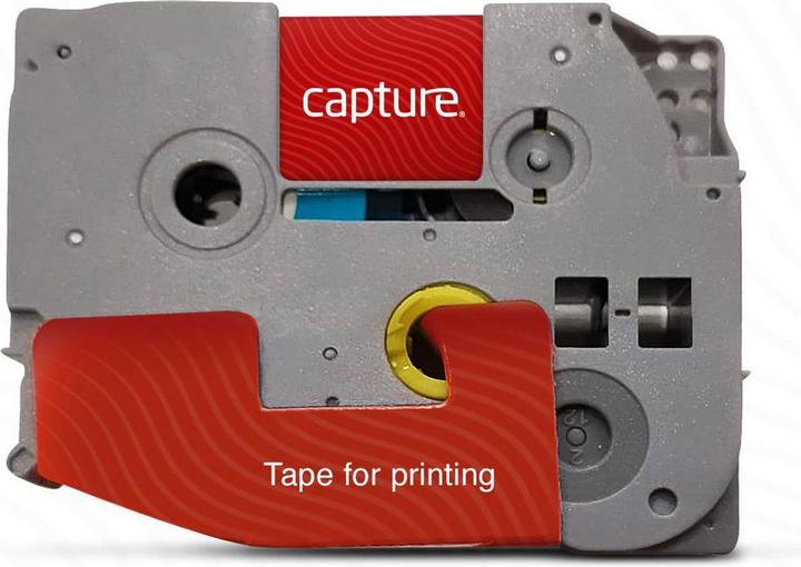 Image du produit Capture Ruban adhésif noir sur transparent 6mm