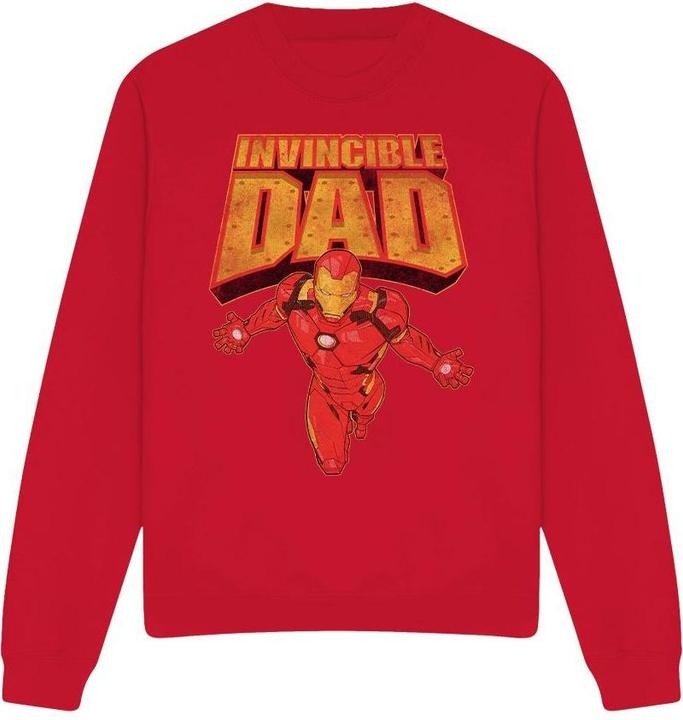 Immagine prodotto Iron Man Invincible Dad Felpa Festa del Papà Volante Adulto Unisex (S)