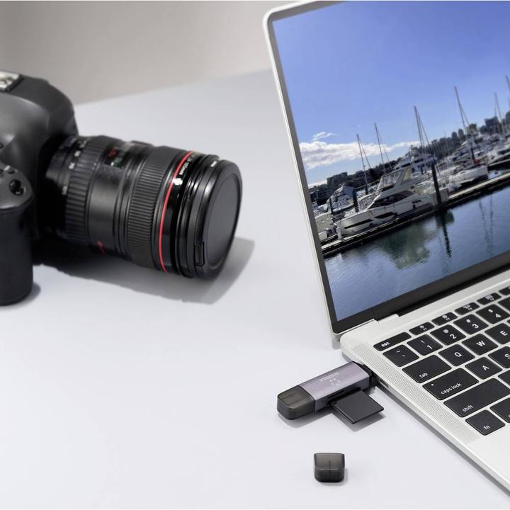 Produktbild Renkforce RF-CR-200 USB-Kartenleser Smartphone/Tablet USB-A (USB 3.1 Gen 1), US (USB, USB 3.1 Gen 1)