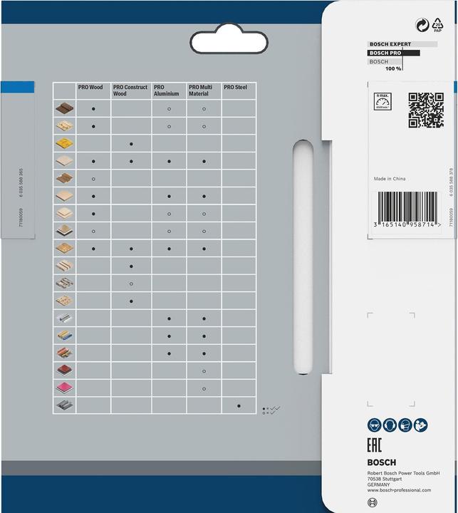 Productafbeelding Bosch Professional Zubehör Cirkelzaagblad Standaard voor staal, 160 x 1,6/1,2 x 20, 36 tanden
