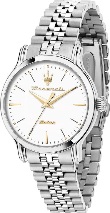 Immagine prodotto Maserati R8853118519 Orologio Epoca Solar 34mm 10ATM (Orologio da polso analogico, 34 mm)