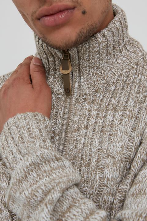 Immagine prodotto Solid Pankraz Maglione In Maglia Grossa Pullover Maglieria Da Donna Con Colletto Troyer In Cotone 10 (XXL)