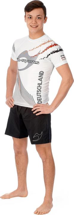 Produktbild Ju-Sports Rashguard Pro C18 Germany kurzarm weiss (L)