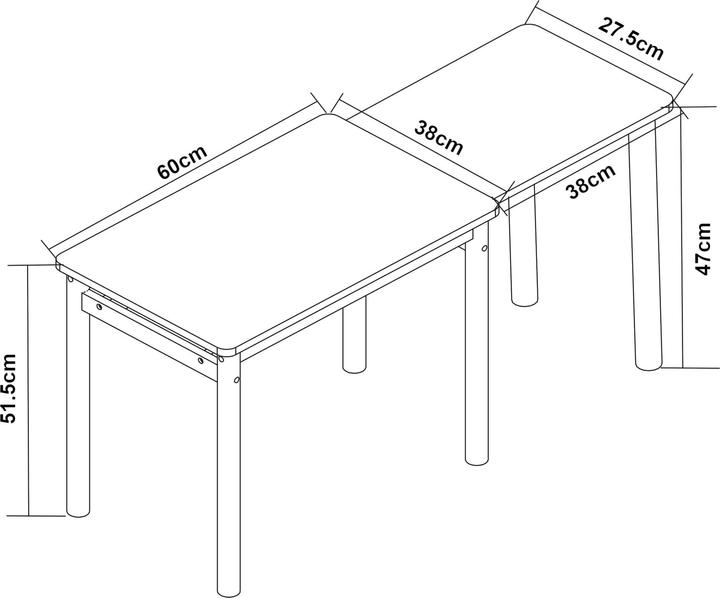 Actual product image En.Casa Brønnøy (Kids table)