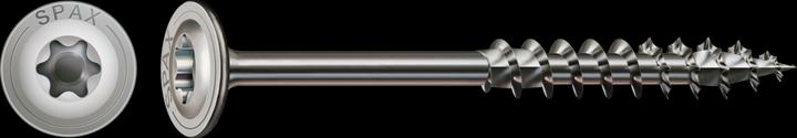 Actual product image Spax HI.FORCE, 8 x 300 mm, 50 pieces, partially threaded, disc head, T-STAR plus T40, 4CUT, stainless (50 Screws per piece)