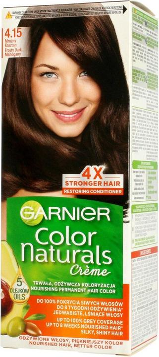 Garnier Color Naturals Hair Dye 4.15 Frosty Chestnut (4.15 Frosty Chestnut)