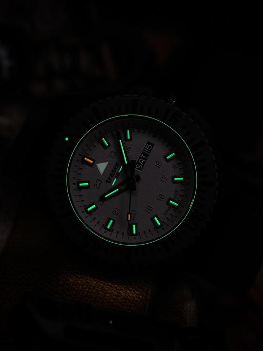 Actual product image Traser P69 Black Stealth (Diving watch, 46 mm)