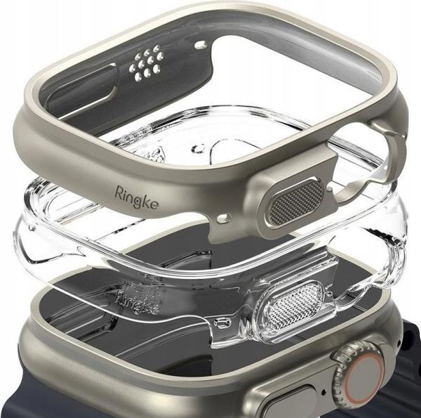 Image du produit Ringke Išmaniojo laikrodžio Apple ekrano rėmelis, Pilkos spalvos, 49mm
