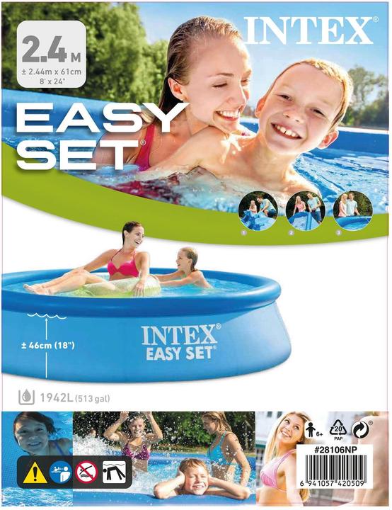 Actual product image Intex Easy Set (Ø 244 x 61 cm)