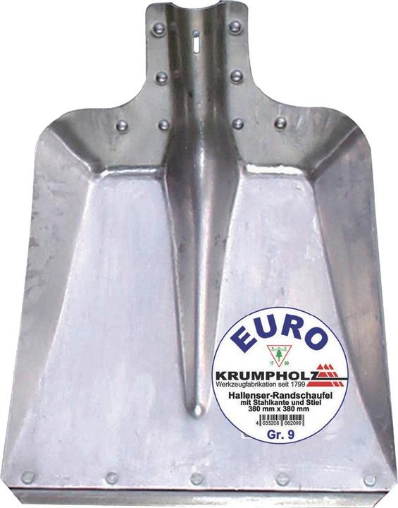 Image du produit Krumpholz Pelle de bordure Hallenser FAVORIT taille 7 340 x 325 mm Tôle d'aluminium