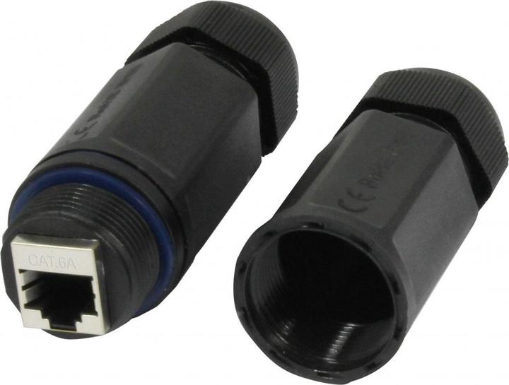 Produktbild Synergy 21 TP-TP Kupplung,RJ45 CAT6A, IP68 Outdoor, bis 3-8mm - bestehende RJ45 Stecker verwenden, Synergy21 (Netzwerk Kupplung)