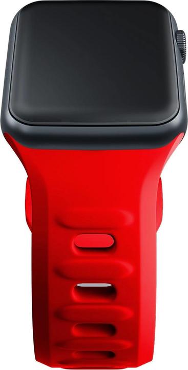 Produktbild 3MK Silicone Watch Strap czerwony/red dla Apple Watch 42/44/45/49mm (Silikon, Edelstahl, 3, 4, 9, Ultra)