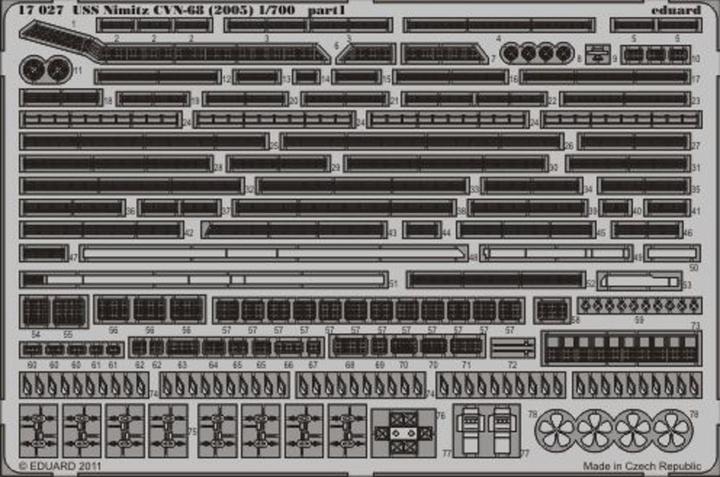 Produktbild Eduard USS Nimitz CVN-68 (2005) for Trumpeter
