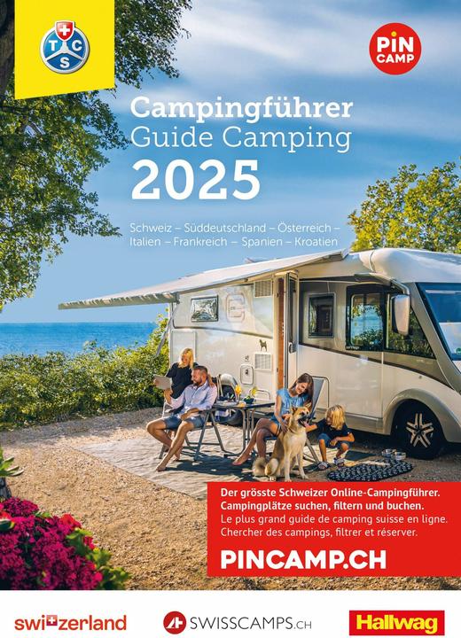 Produktbild Hallwag TCS Campingführer Schweiz - Europa 2025