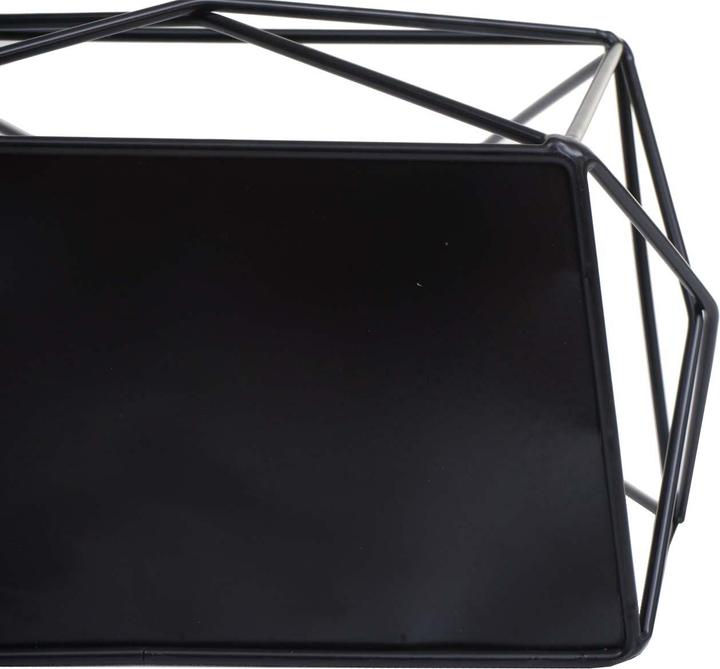 Produktbild Mendler Wandregal HWC-K79, Metall 44x23x11cm - schwarz