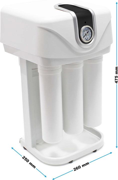 Produktbild Naturewater 5 Stufen Umkehrosmose 180 L/Tag Druckerhöhungspumpe Manometer