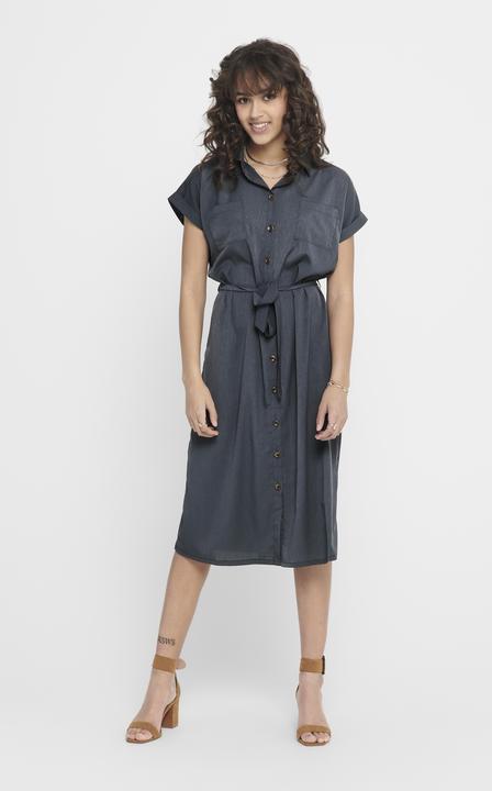 Image du produit Only Robe chemisier avec ceinture à nouer (42)
