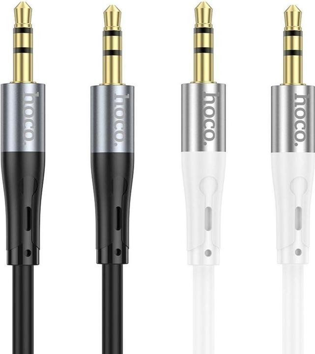 Produktbild Hoco 3.5mm to 3.5mm Audio Kabel UPA22, 1m, Schwarz (1 m)