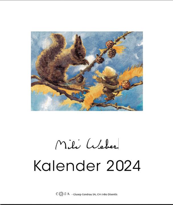 Produktbild Cosa Bildkalender Mili Weber (23 x 27 cm, Harter Einband, Deutsch, Französisch, Italienisch, Englisch)