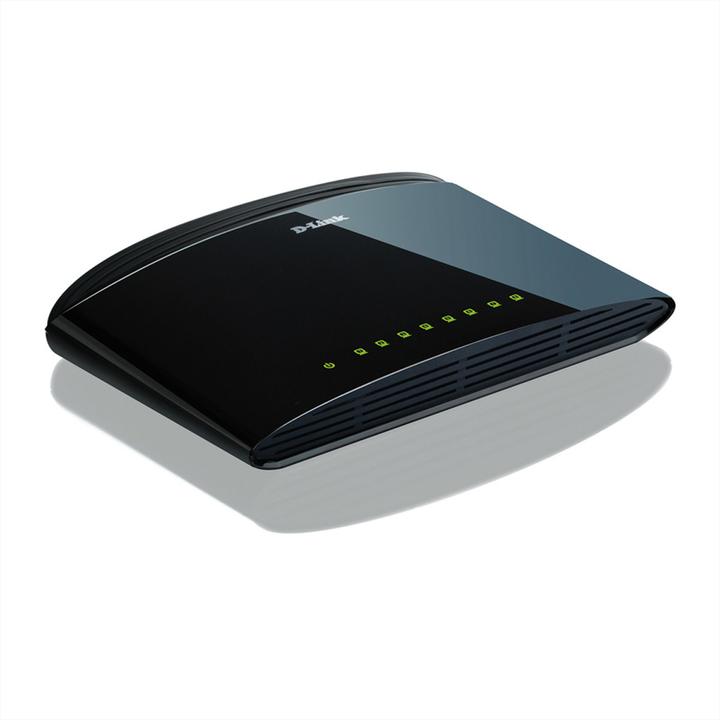 Actual product image D-Link DES 1008D - Switch - unmanaged - 8 x 10/100 (8 Ports)