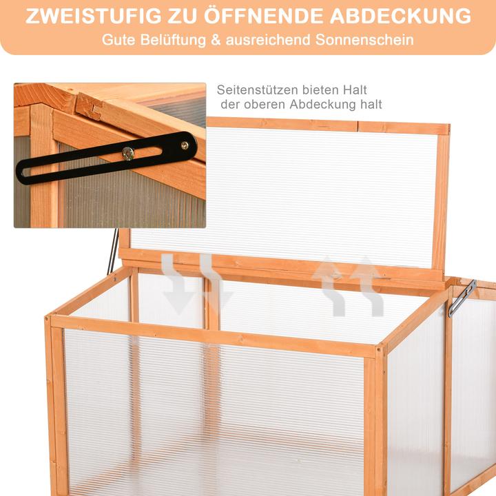 Immagine prodotto Outsunny Letto rialzato con struttura in legno