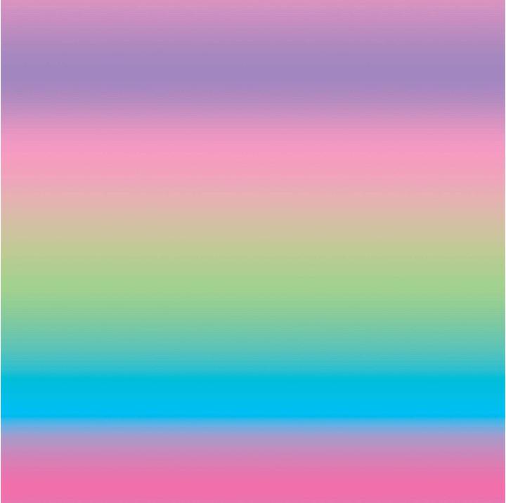 Actual product image Cricut Iron-on Film Infusible Ink Mermaid Rainbow 4 pieces