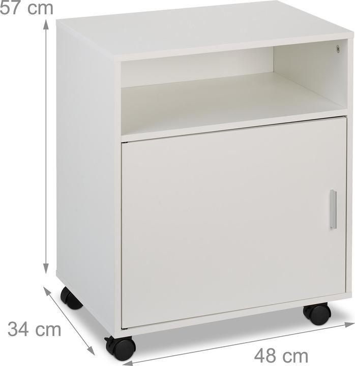 Actual product image Relaxdays Roll cabinet (48 x 34 x 57 cm)