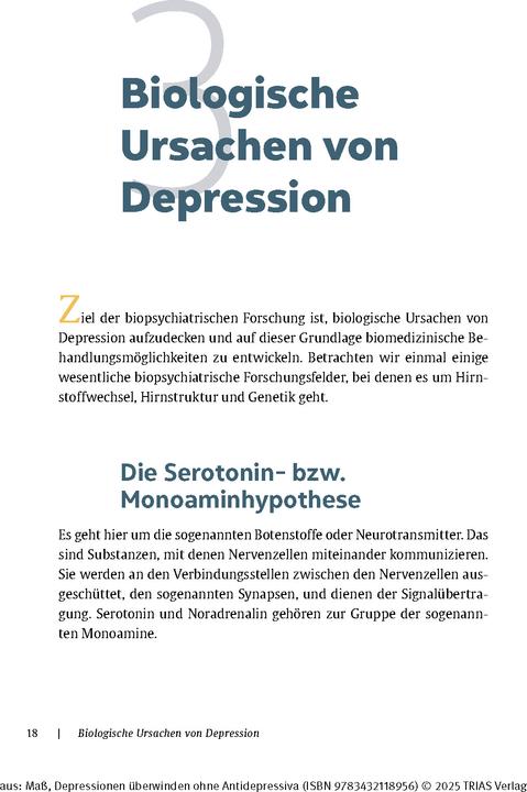 Produktbild Depressionen überwinden ohne Antidepressiva (Deutsch, Reinhard Mass, 2024)