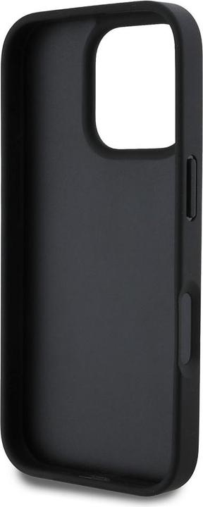 Productafbeelding Guess GUHCP16LP4TDSCPK iPhone 16 Pro 6,3" czarny/zwart hardcase Leer Metalen Logo Strass Crossbody (Apple iPhone 16 Pro)