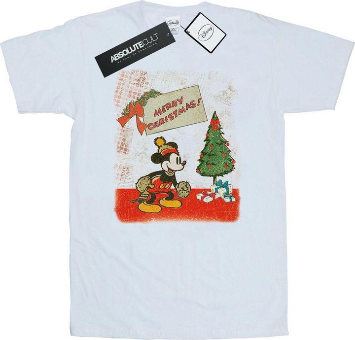Disney Mickey Mouse Vintage Christmas TShirt (M)