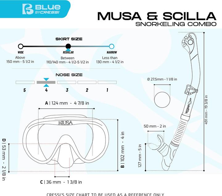 Actual product image Cressi Musa + Scilla