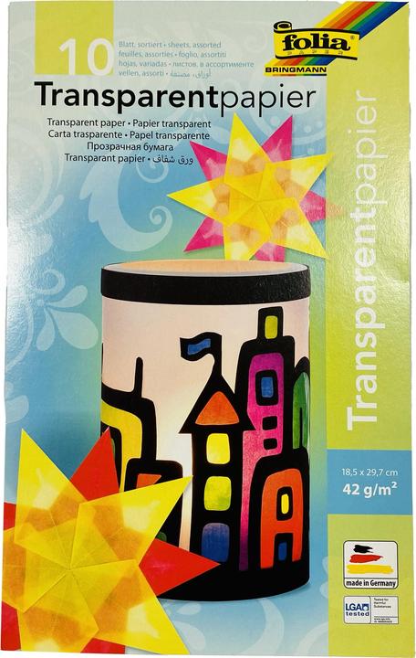Produktbild Folia Transparentpapier (42 g/m², 10 x)