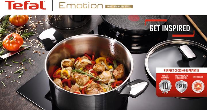 Produktbild Tefal Emotion (18 cm, Pfannenset + Topfset, Edelstahl)