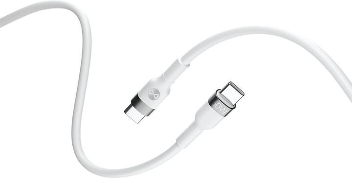 Produktbild Forever Flexibles Kabel USB-C - USB-C 2,0 m 60W weiss (2 m)