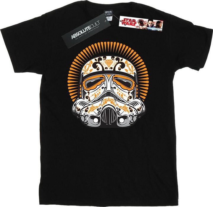Actual product image Star Wars Mens Stormtrooper Dia De Los Muertos T-Shirt (XL)