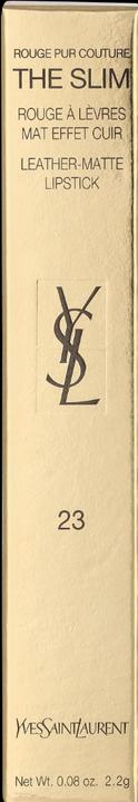 Actual product image Yves Saint Laurent Rouge Pur Couture The Slim (Mystery Red 23)
