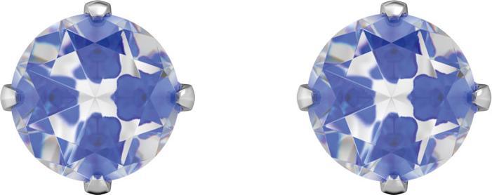 Studex Sensitive Ohrstecker Tiffany Zirconia Neon Blau (Edelstahl)