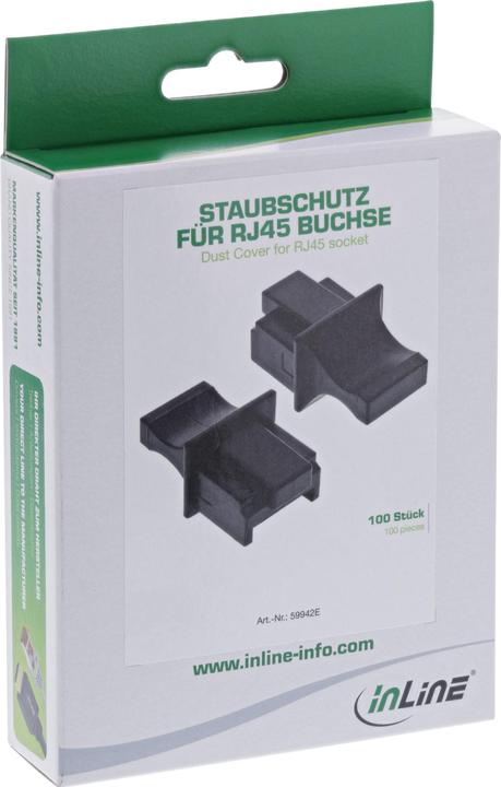 Actual product image InLine Dust protection for RJ45 socket (Blind module)