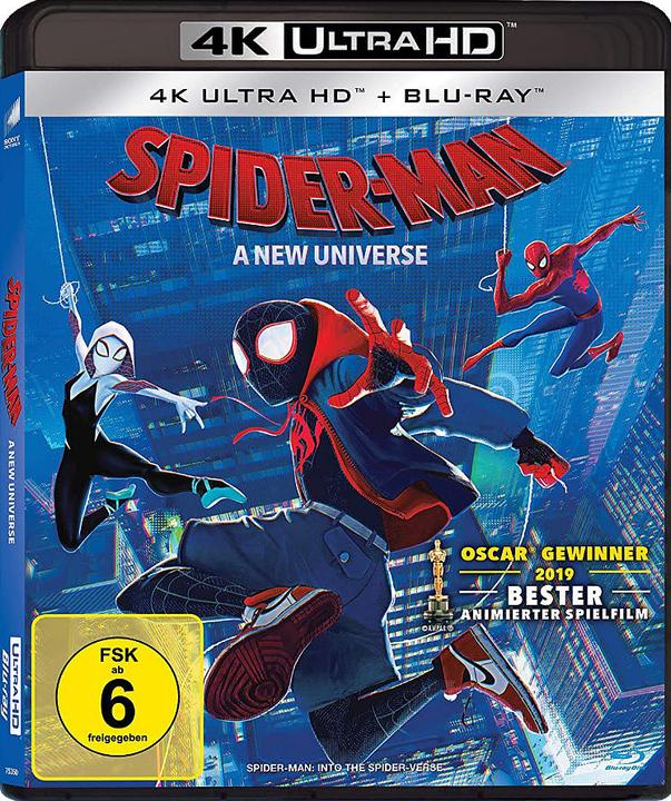 Produktbild Spider-Man: A new Universe - 4K Blu Ray (4k Blu-ray, 2018, Deutsch, Türkisch, Englisch)