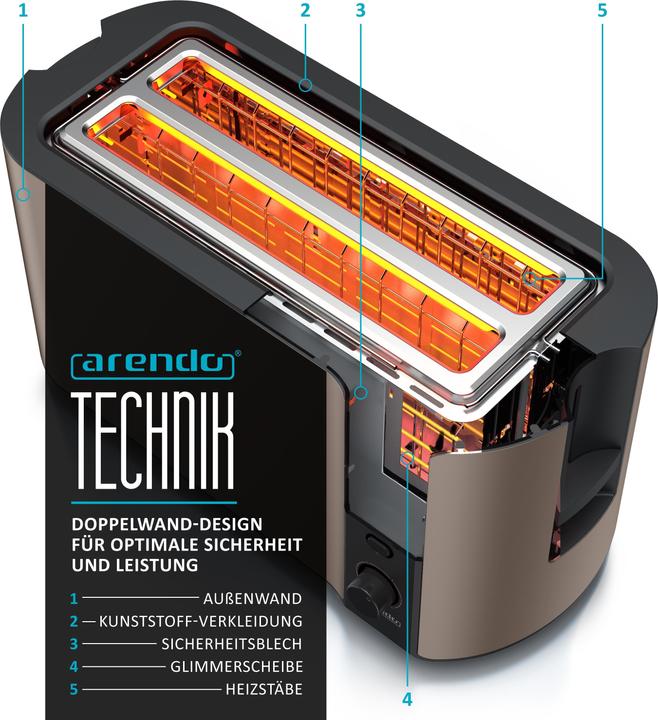 Produktbild Arendo Toaster