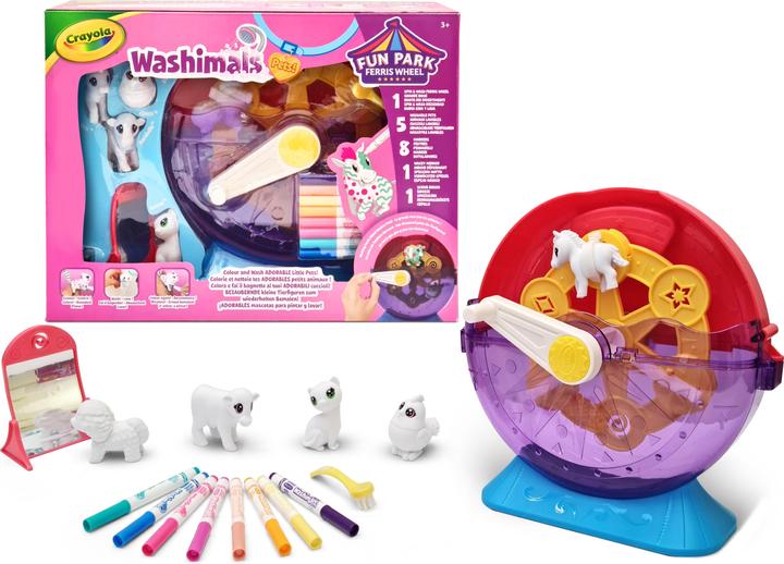 Actual product image Crayola Washimals carnival carousel