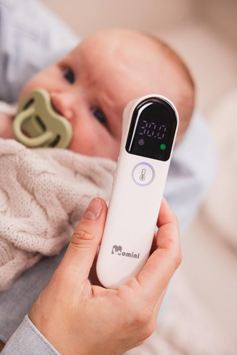 Immagine prodotto Momini Termometro clinico a infrarossi senza contatto LittleCare (Senza contatto)